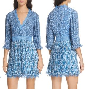 Alice + Olivia Blue Mini Dress